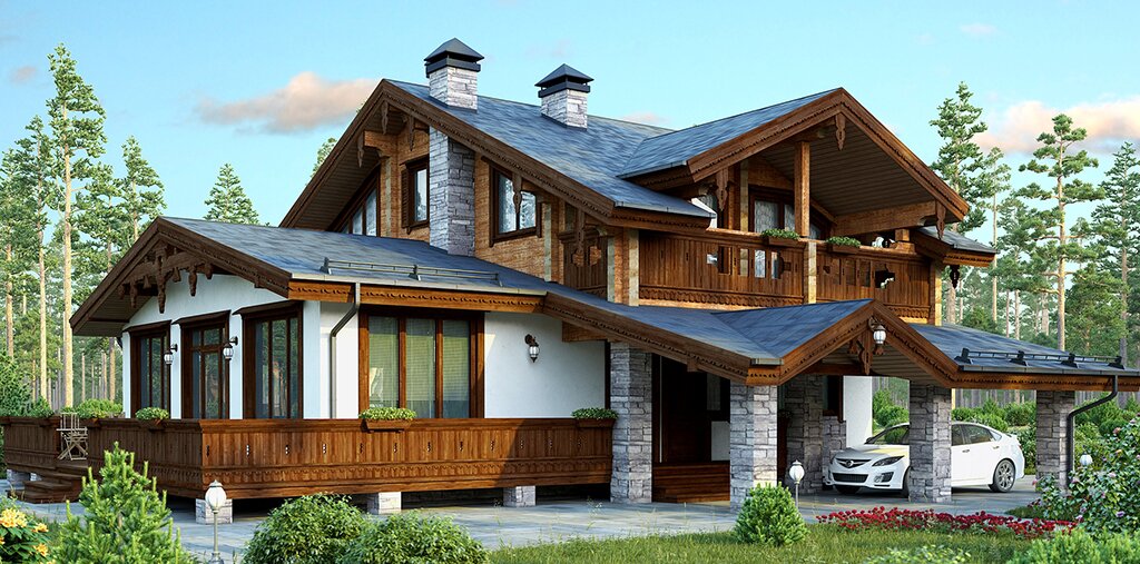 Ищите где заказать дизайн проект деревянных домов в стиле шале? Цены и портфолио на сайте.