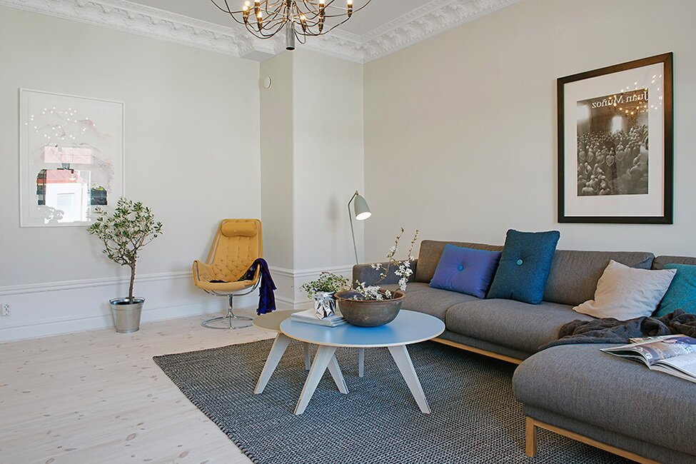 Alpina Design представляет серию фото выполненного проекта интерьера квартиры в ЖК «Весна».